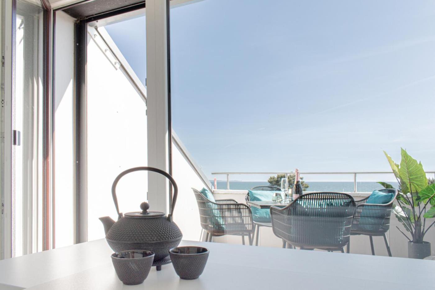 View 99 - Ferienwohnung In Scharbeutz Mit Exklusivem Ostseeblick Esterno foto